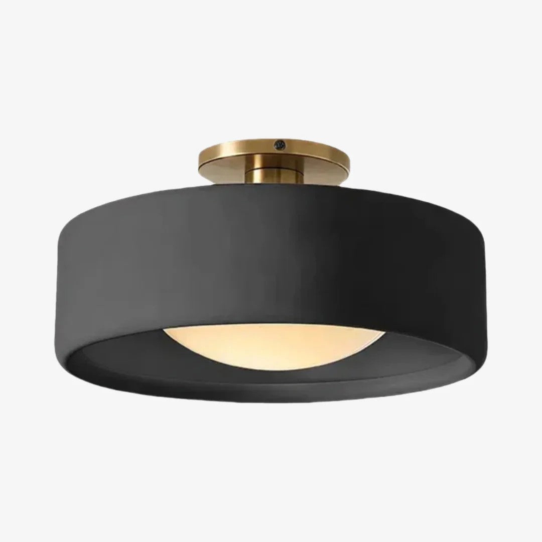 Lunaria | Sleek Modern Porcelain Flush Mount Ceiling Light Fixture 15