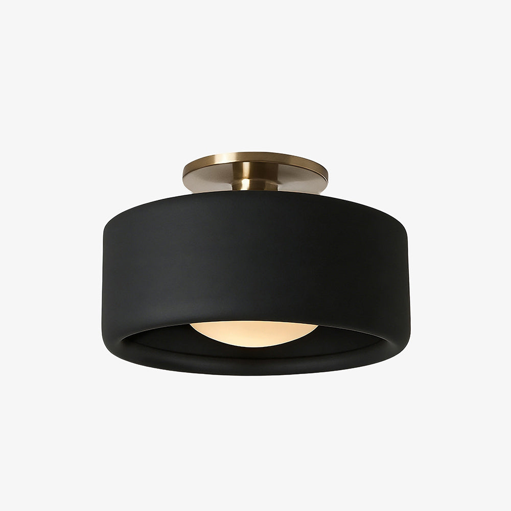 Lunaria | Sleek Modern Porcelain Flush Mount Ceiling Light Fixture 16