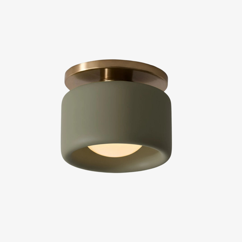 Lunaria | Sleek Modern Porcelain Flush Mount Ceiling Light Fixture 17
