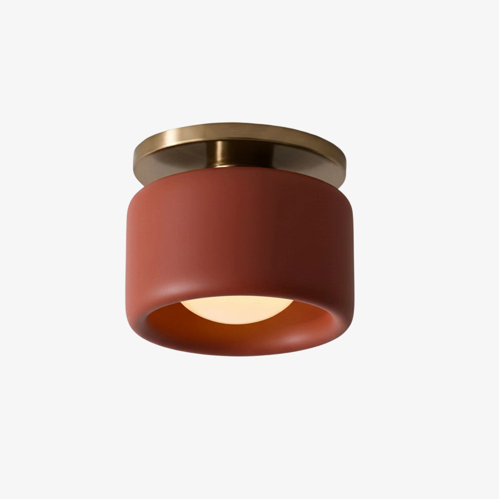 Lunaria | Sleek Modern Porcelain Flush Mount Ceiling Light Fixture 19