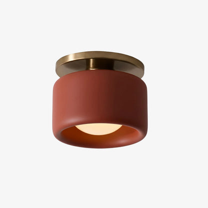 Lunaria | Sleek Modern Porcelain Flush Mount Ceiling Light Fixture 19