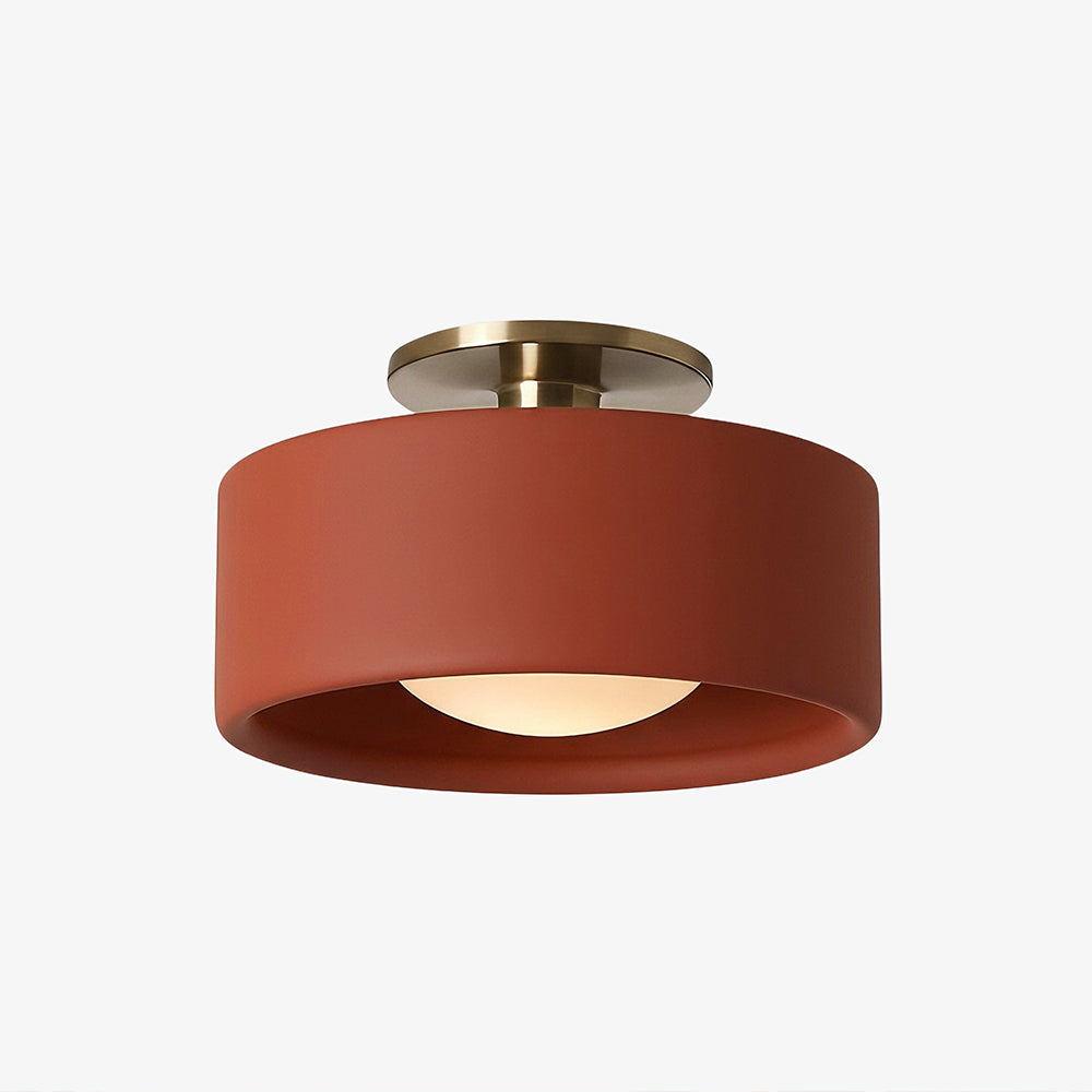 Lunaria | Sleek Modern Porcelain Flush Mount Ceiling Light Fixture 20