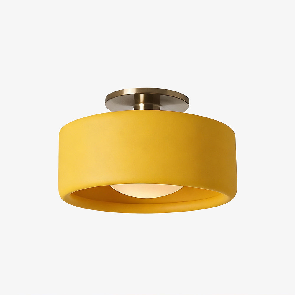 Lunaria | Sleek Modern Porcelain Flush Mount Ceiling Light Fixture 22