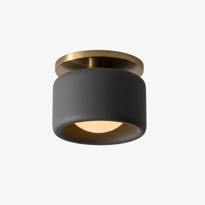 Lunaria | Sleek Modern Porcelain Flush Mount Ceiling Light Fixture 24