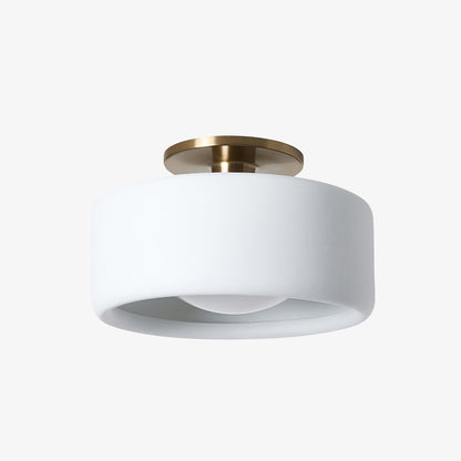 Lunaria | Sleek Modern Porcelain Flush Mount Ceiling Light Fixture 26