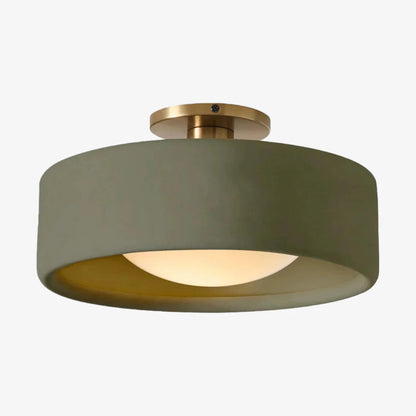 Lunaria | Sleek Modern Porcelain Flush Mount Ceiling Light Fixture 9
