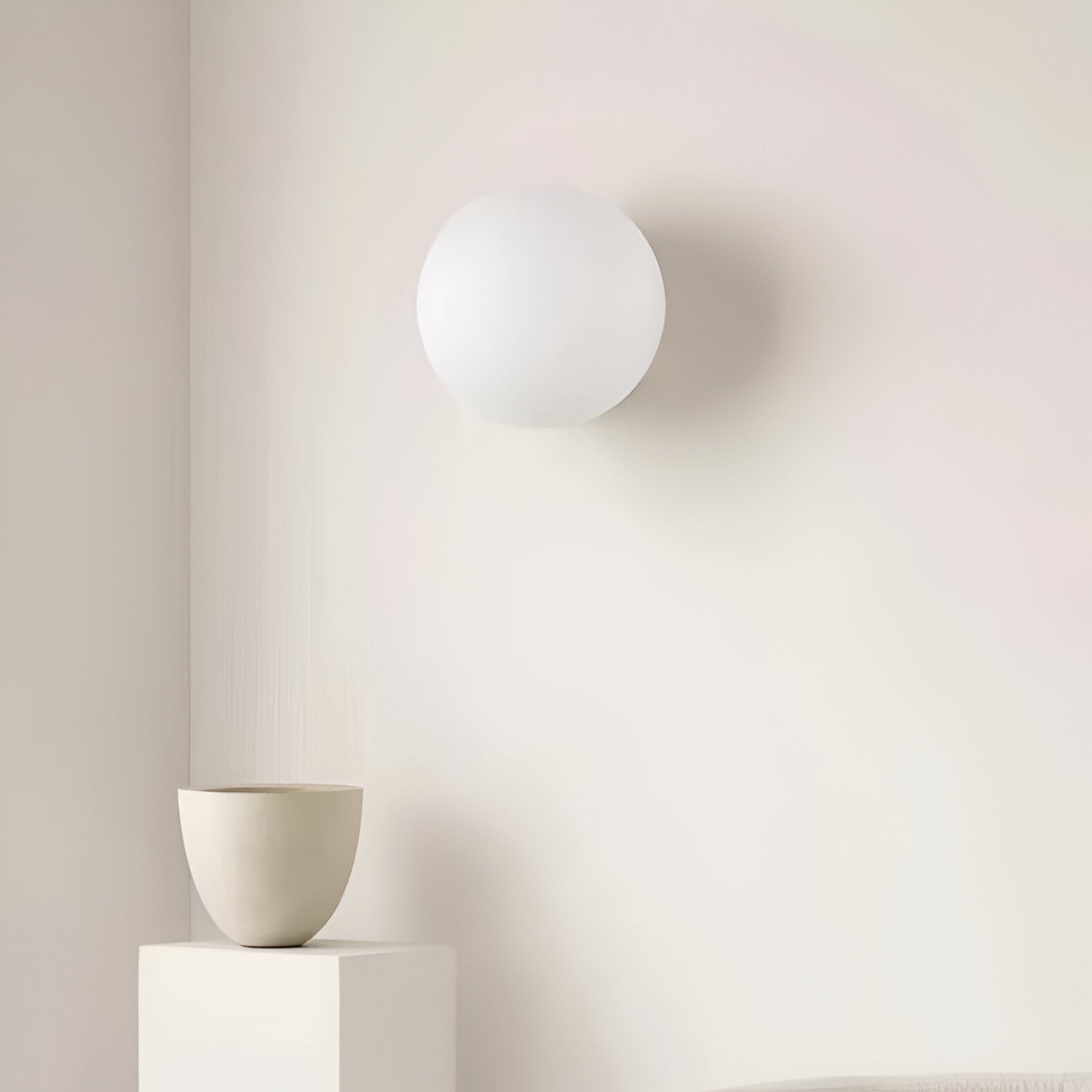 Lunaris | Elegant Minimalist Frosted Glass Wall Sconce Light Fixture 1