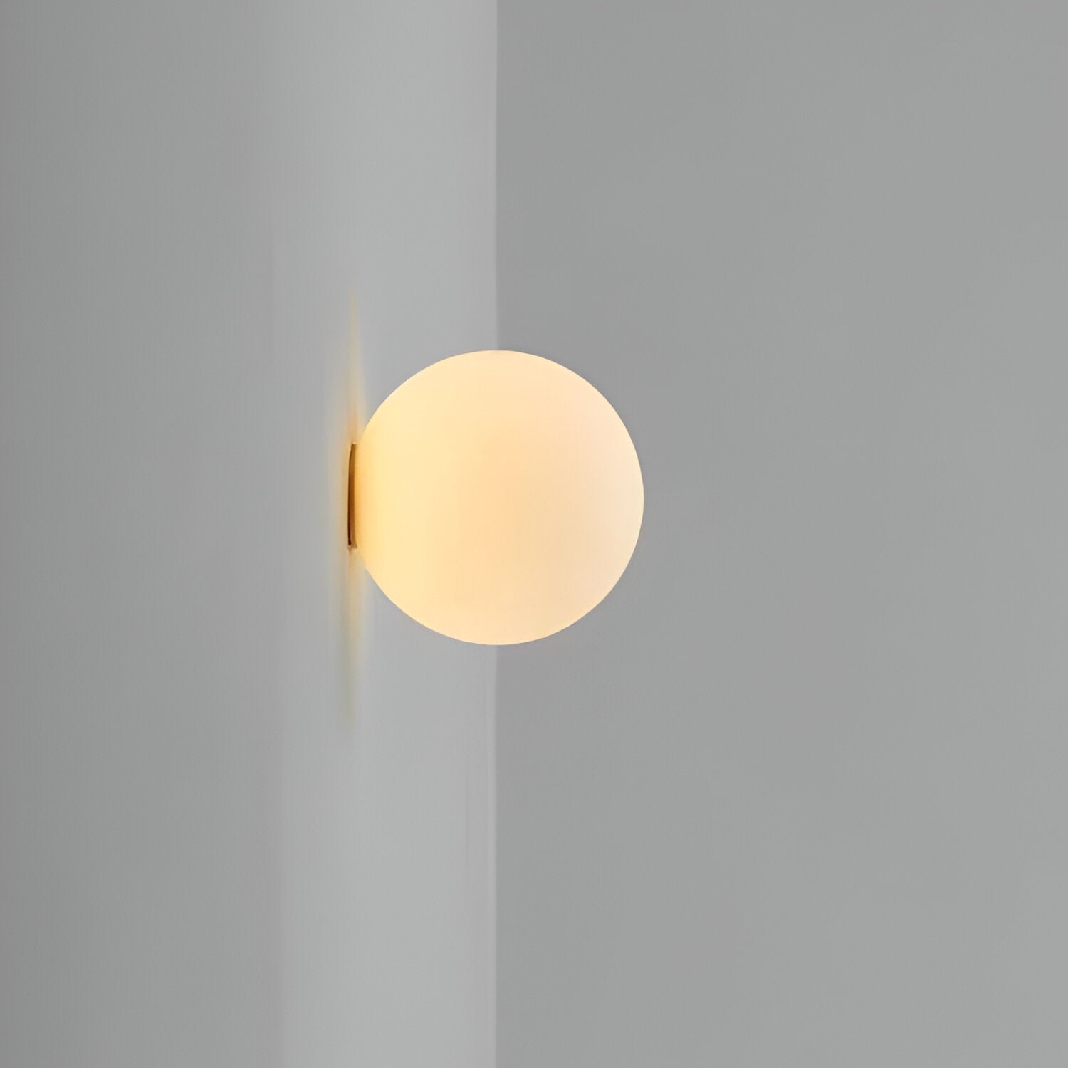 Lunaris | Elegant Minimalist Frosted Glass Wall Sconce Light Fixture 4