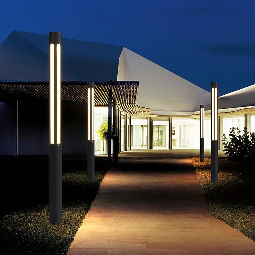 Modern LED Outdoor Bollard Lights | Waterproof Design for Elegant Landscape Lighting 5