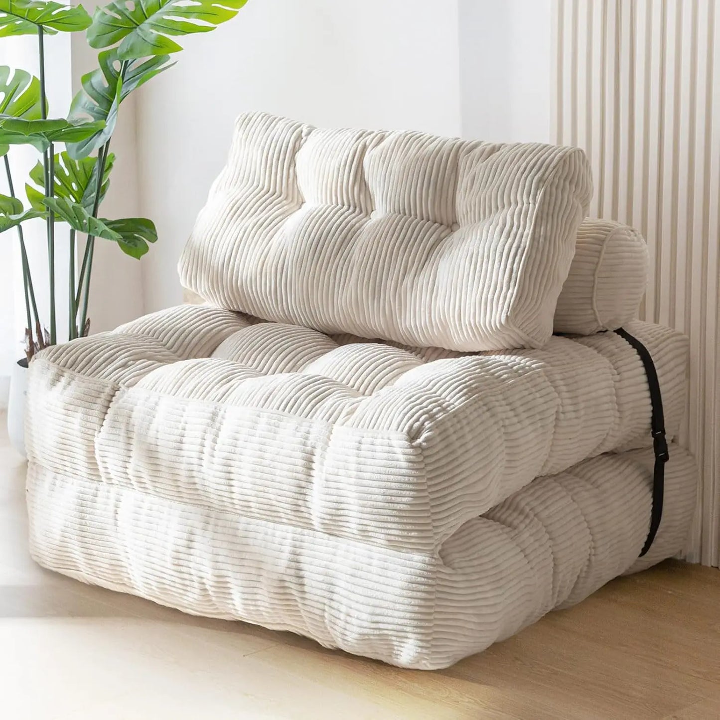 Modular Sofa Bed | Pull Out Sofa Bed with Shredded Foam Filling | Space-Saving Comfort for Small Living Areas 0
