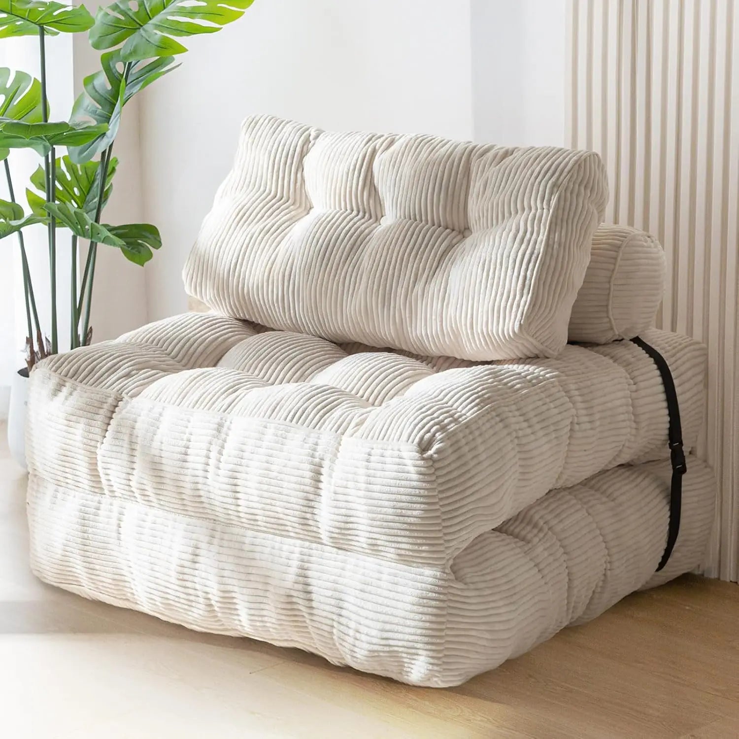 Modular Sofa Bed | Pull Out Sofa Bed with Shredded Foam Filling | Space-Saving Comfort for Small Living Areas 0