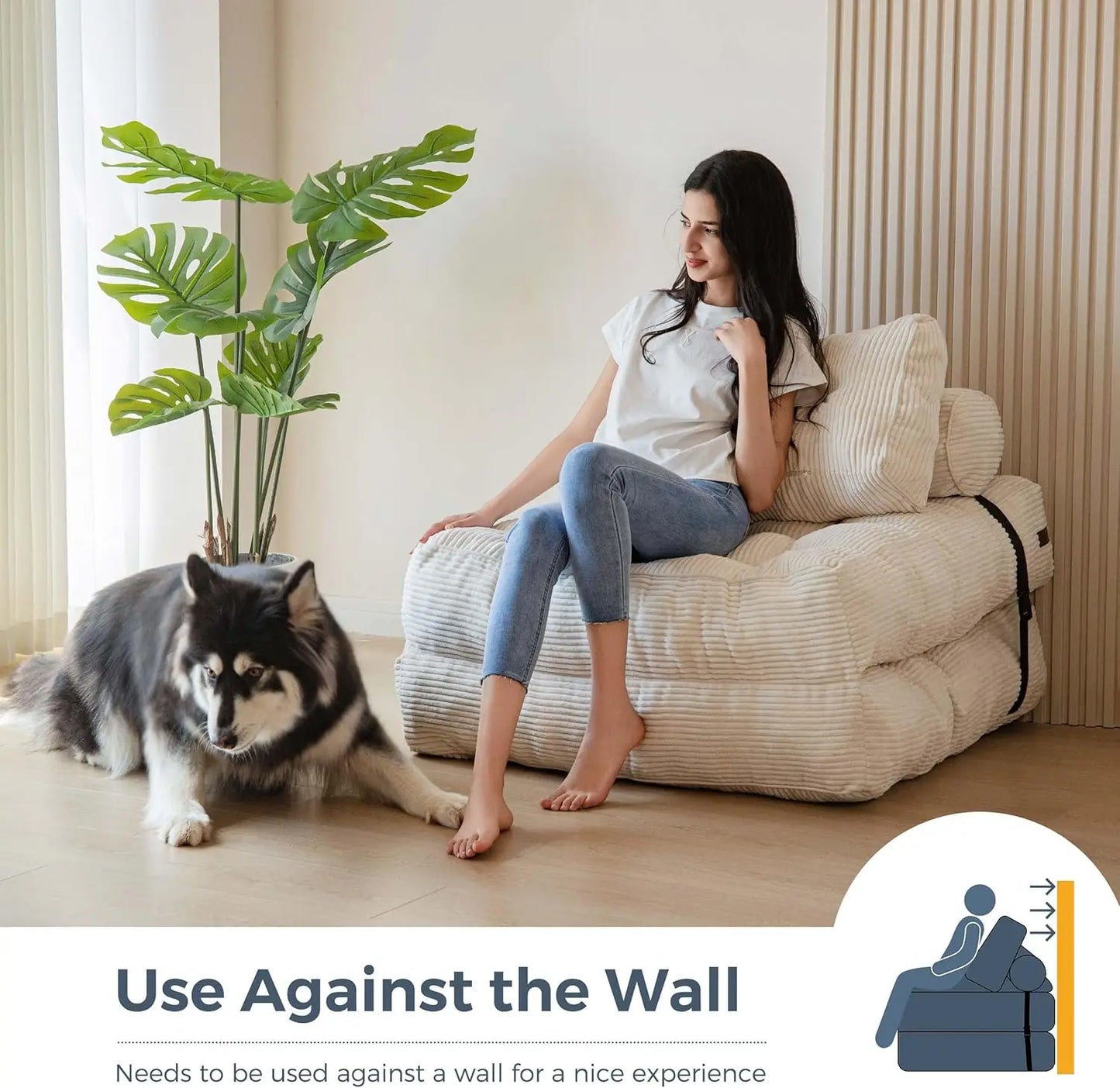 Modular Sofa Bed | Pull Out Sofa Bed with Shredded Foam Filling | Space-Saving Comfort for Small Living Areas 2