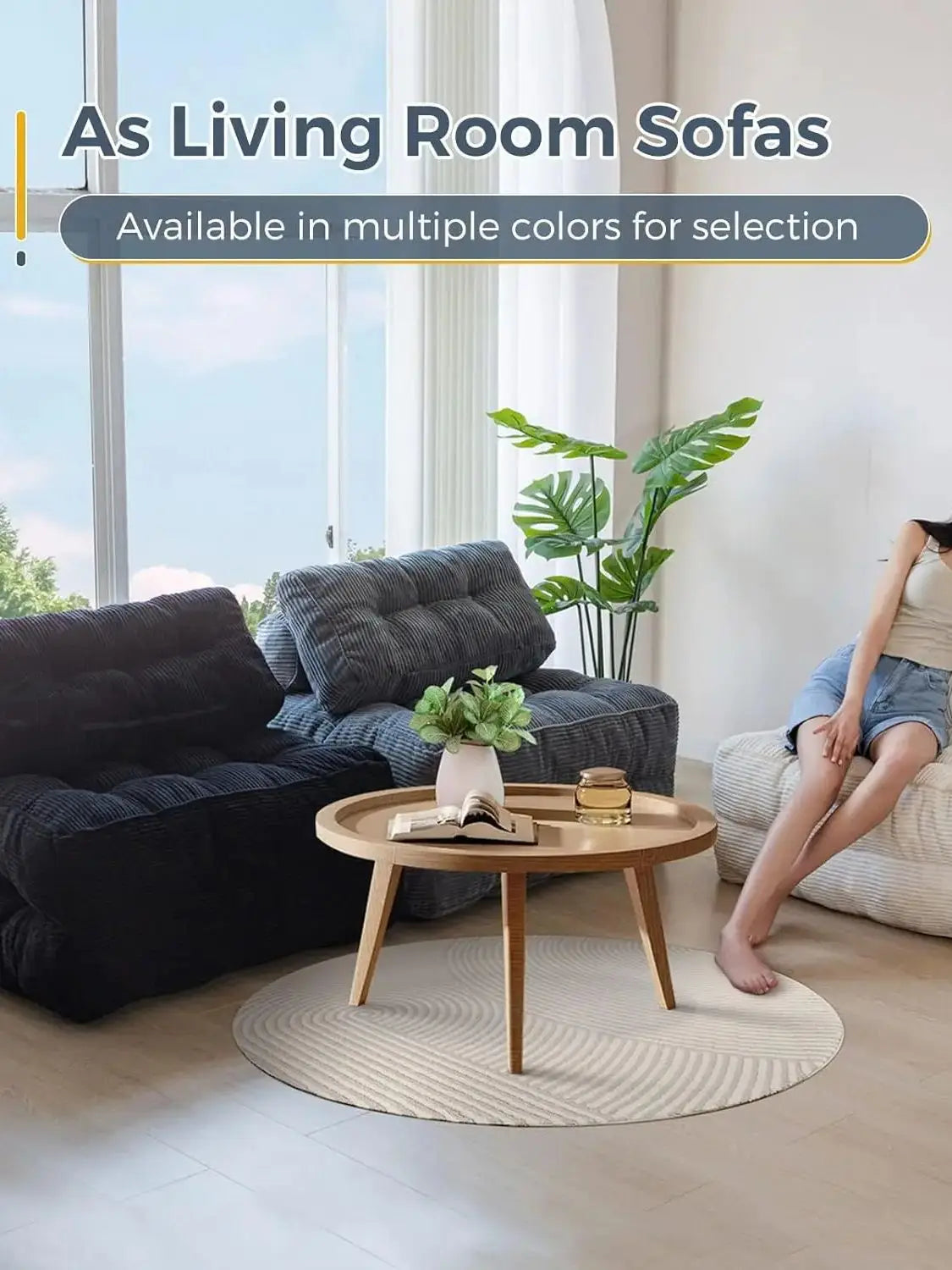 Modular Sofa Bed | Pull Out Sofa Bed with Shredded Foam Filling | Space-Saving Comfort for Small Living Areas 4