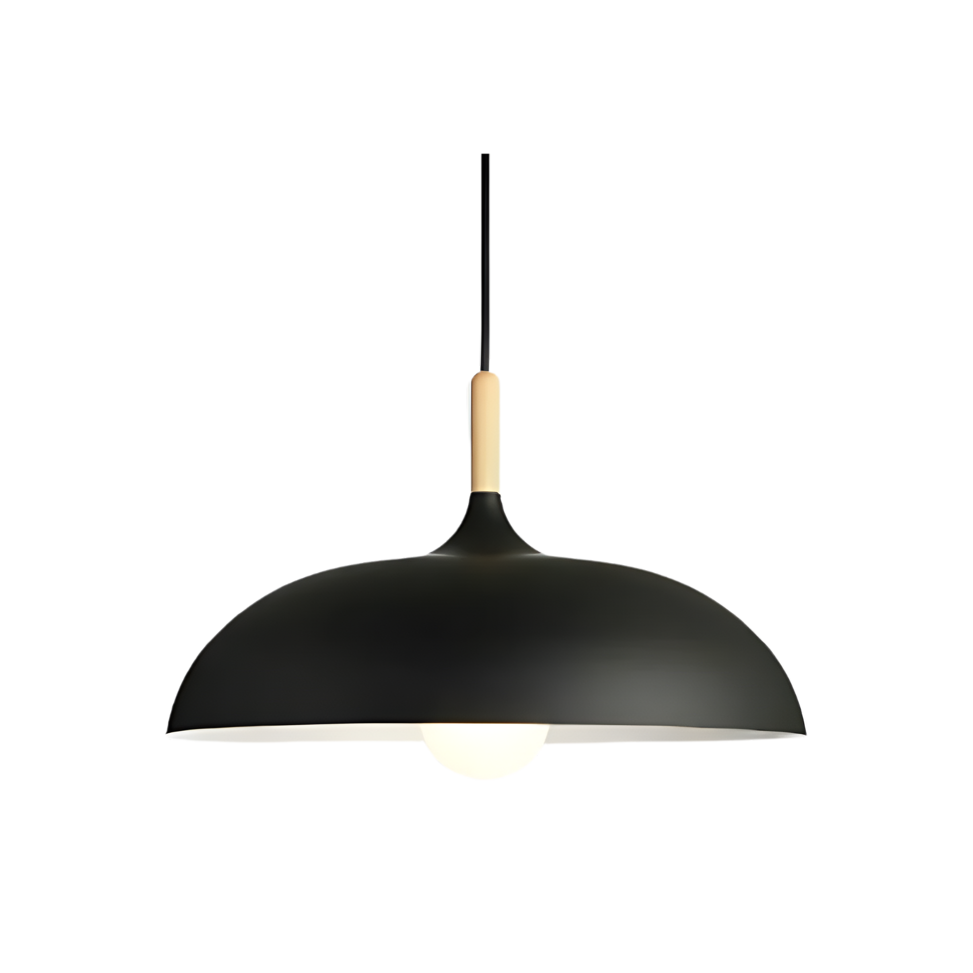 NordicHarmony | Stylish Scandinavian Wood Iron Pendant Light Fixture 0