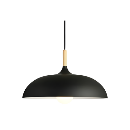 NordicHarmony | Stylish Scandinavian Wood Iron Pendant Light Fixture 0