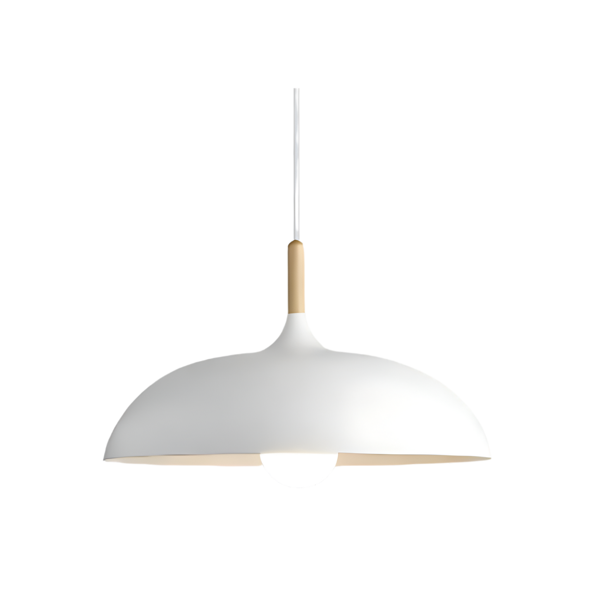 NordicHarmony | Stylish Scandinavian Wood Iron Pendant Light Fixture 5