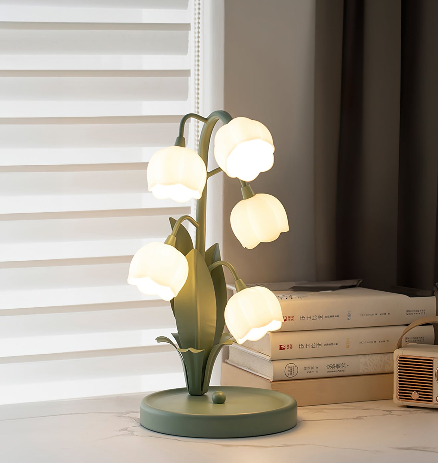 OrchidGlow | Elegant Modern Table Lamp for Stylish Living Room Decor 3
