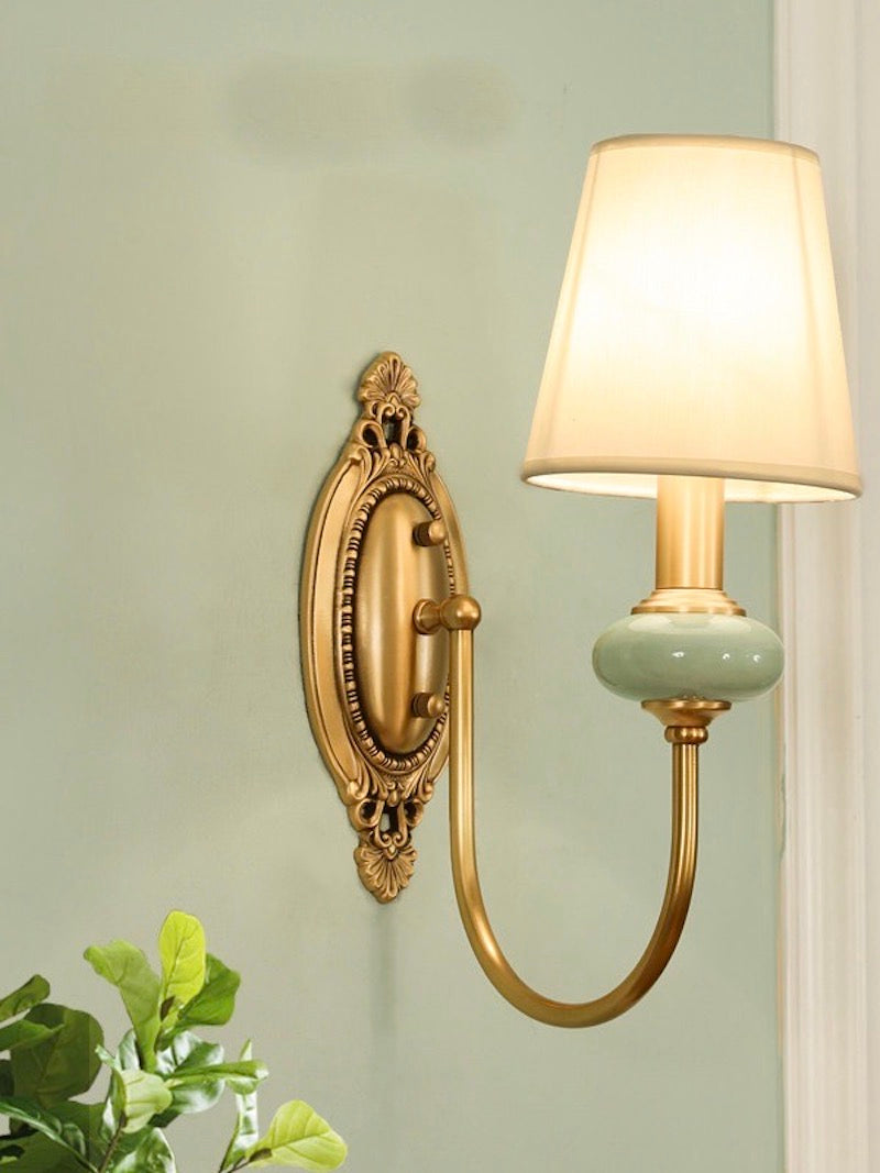 RowanClassic | Elegant Ceramic Wall Sconce Light for Hallway or Bedroom 0