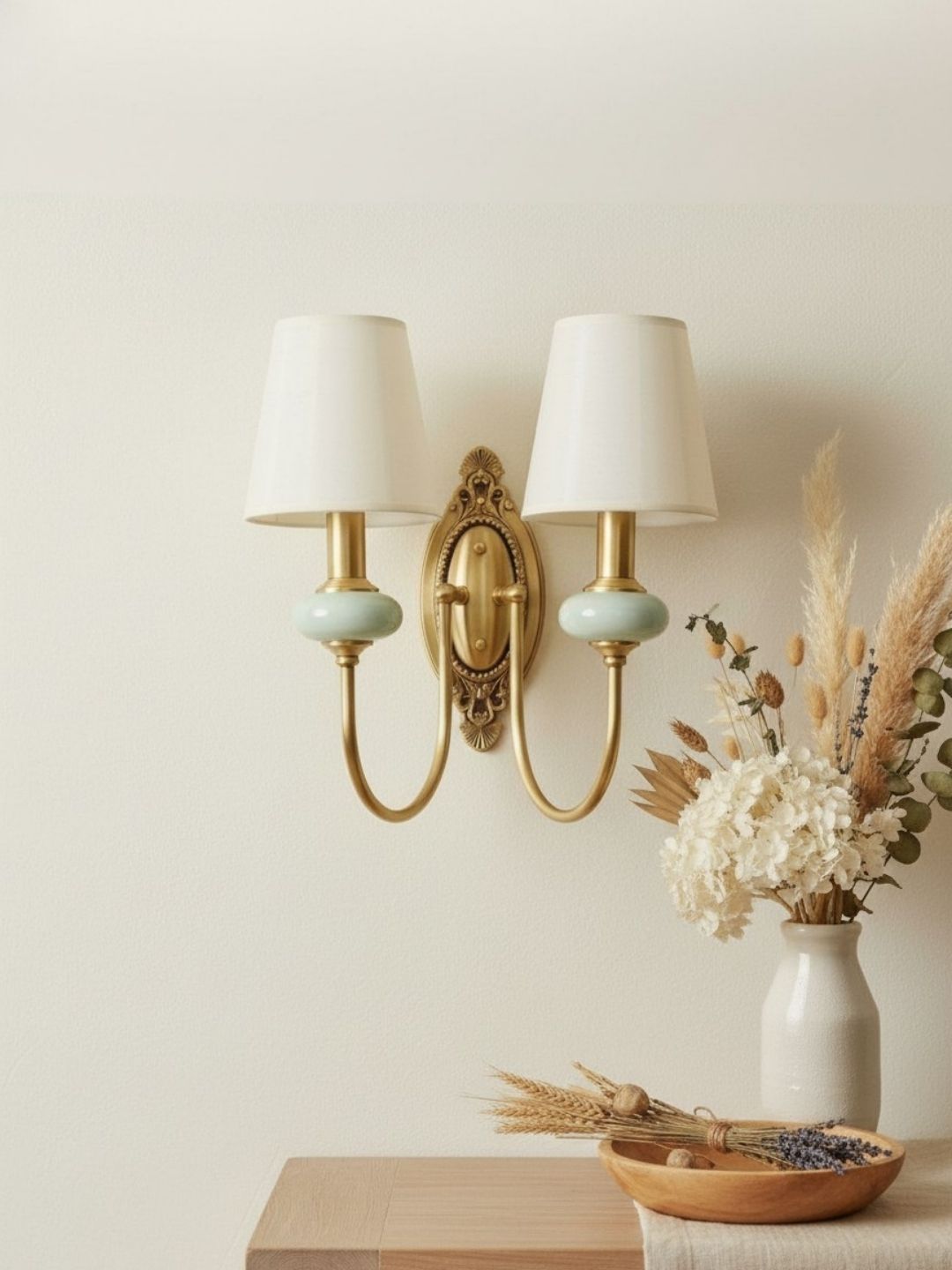 RowanClassic | Elegant Ceramic Wall Sconce Light for Hallway or Bedroom 3