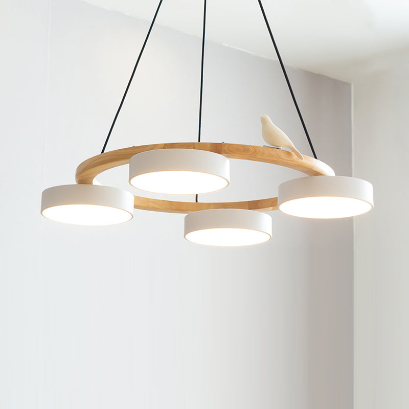 SiennaBird | Elegant Antique Gold Round Dining Room Chandelier 0