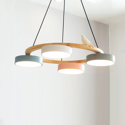 SiennaBird | Elegant Antique Gold Round Dining Room Chandelier 11