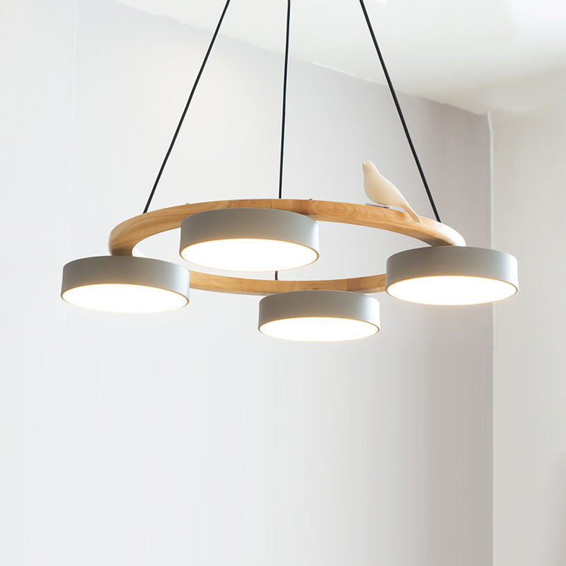SiennaBird | Elegant Antique Gold Round Dining Room Chandelier 13