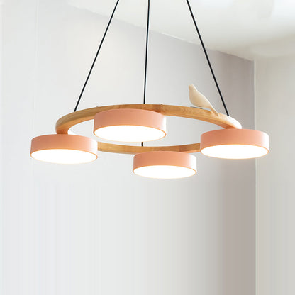 SiennaBird | Elegant Antique Gold Round Dining Room Chandelier 19
