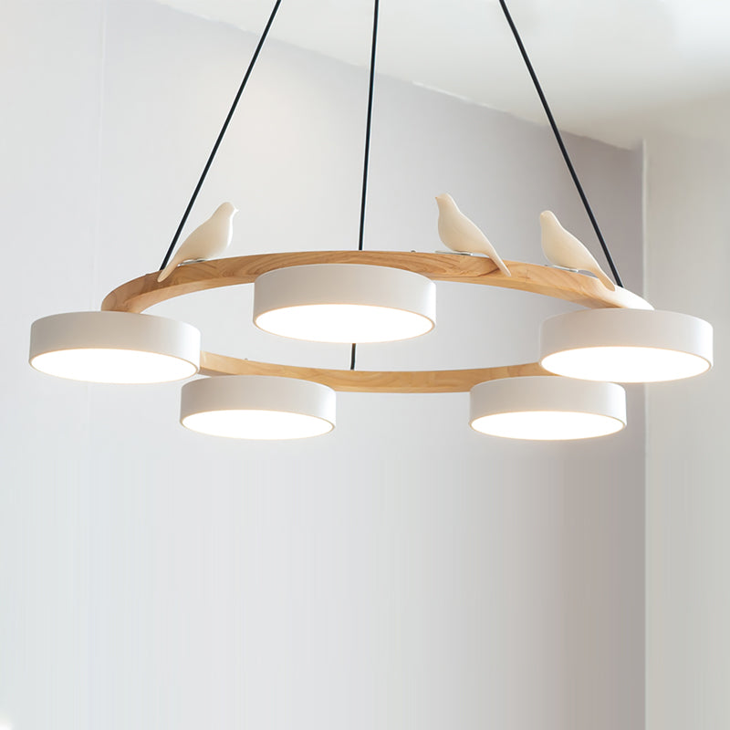 SiennaBird | Elegant Antique Gold Round Dining Room Chandelier 2