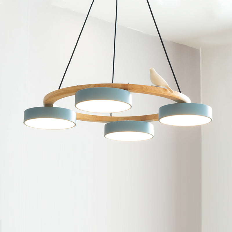 SiennaBird | Elegant Antique Gold Round Dining Room Chandelier 9