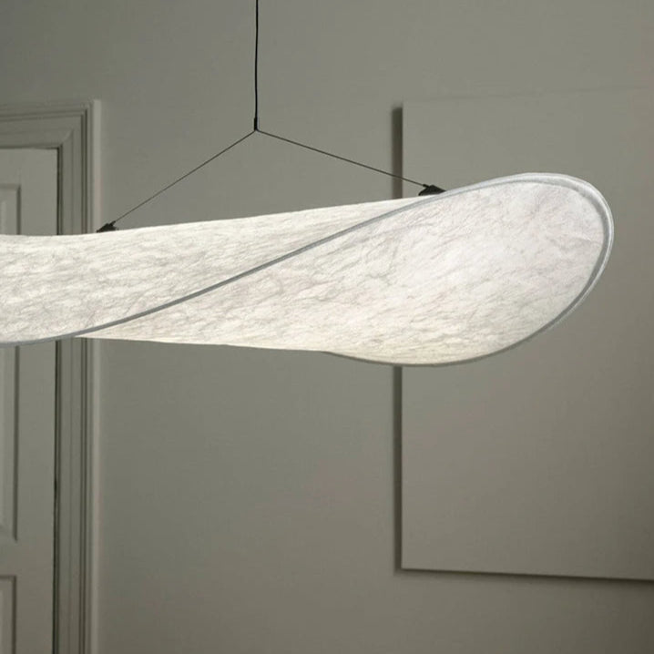 SilkAura | Serene Japandi Minimalist Hanging Pendant Light Fixture 5