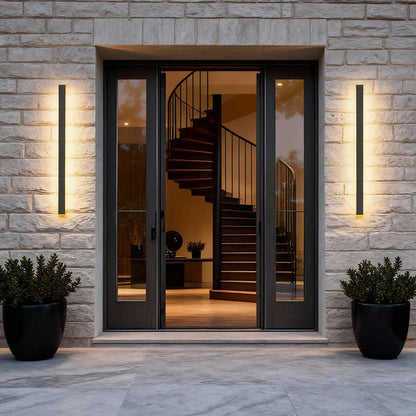 Sleek Outdoor Wall Light | Adjustable LED Sconce with Waterproof Design | Perfect for Enhanced Exterior Ambiance 1