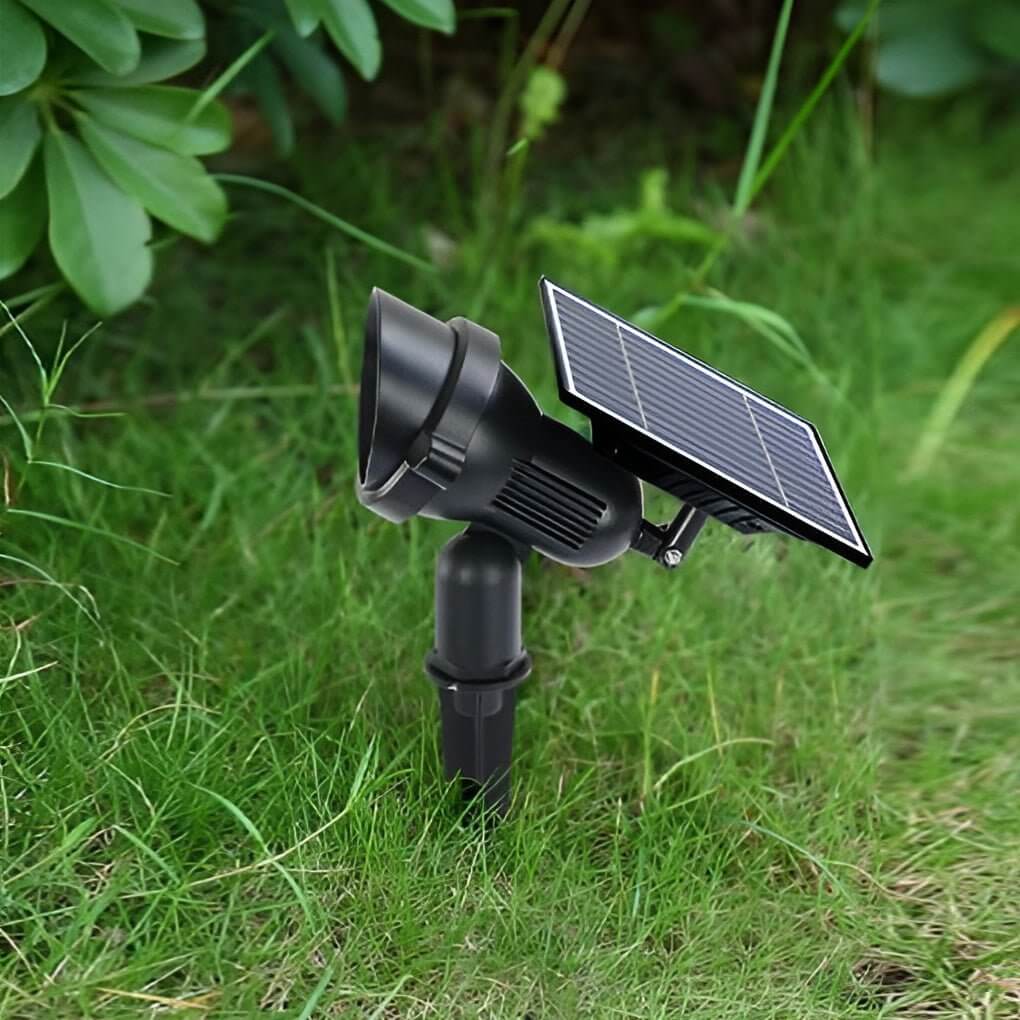 Solar Garden Lights | Adjustable RGB Spotlights with Durable Aluminum Design | Perfect for Landscape Illumination 0