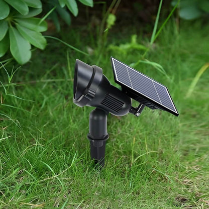 Solar Garden Lights | Adjustable RGB Spotlights with Durable Aluminum Design | Perfect for Landscape Illumination 0