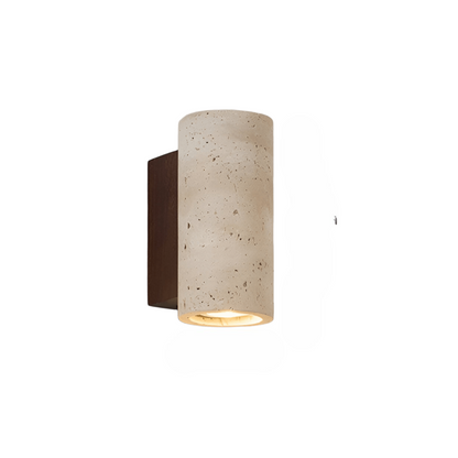 TravertineGlow | Elegant Minimalist Natural Stone Wall Sconce Light 0
