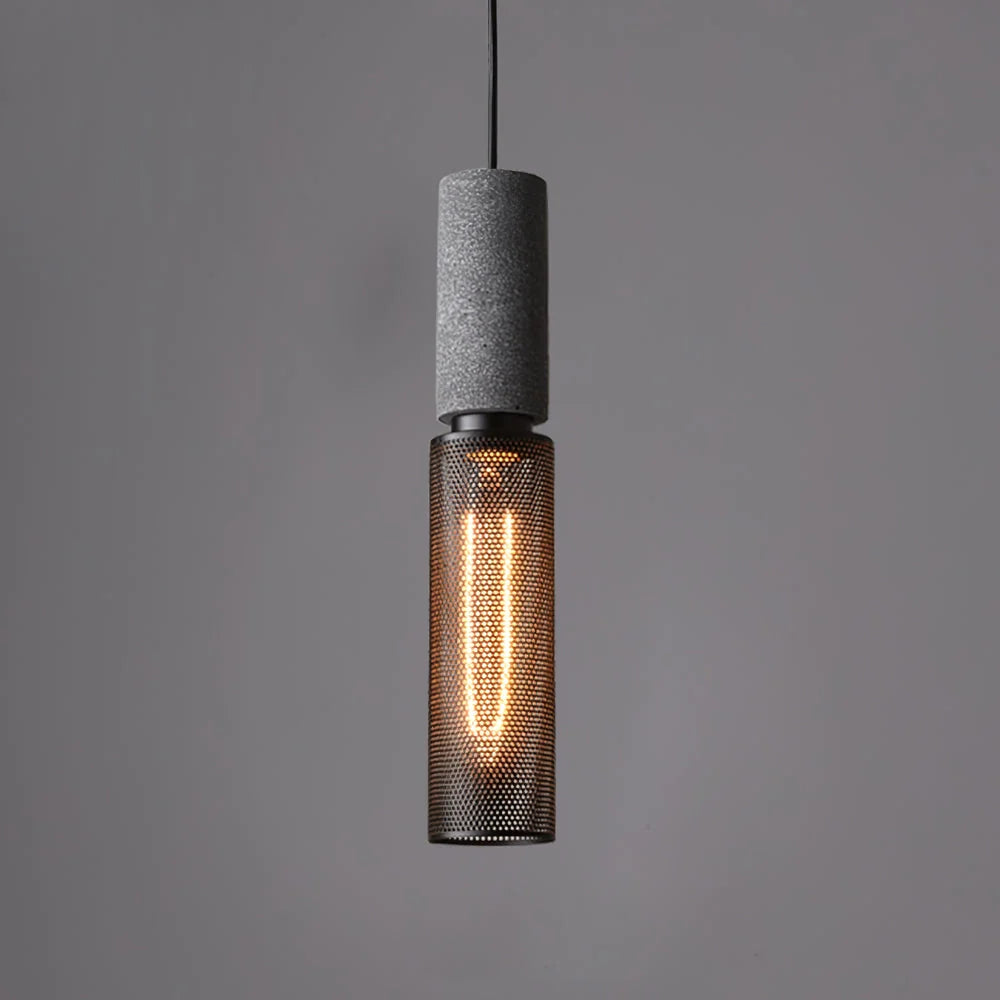 Urban Concrete Pendant Light | Industrial LED Hanging Lamp 0