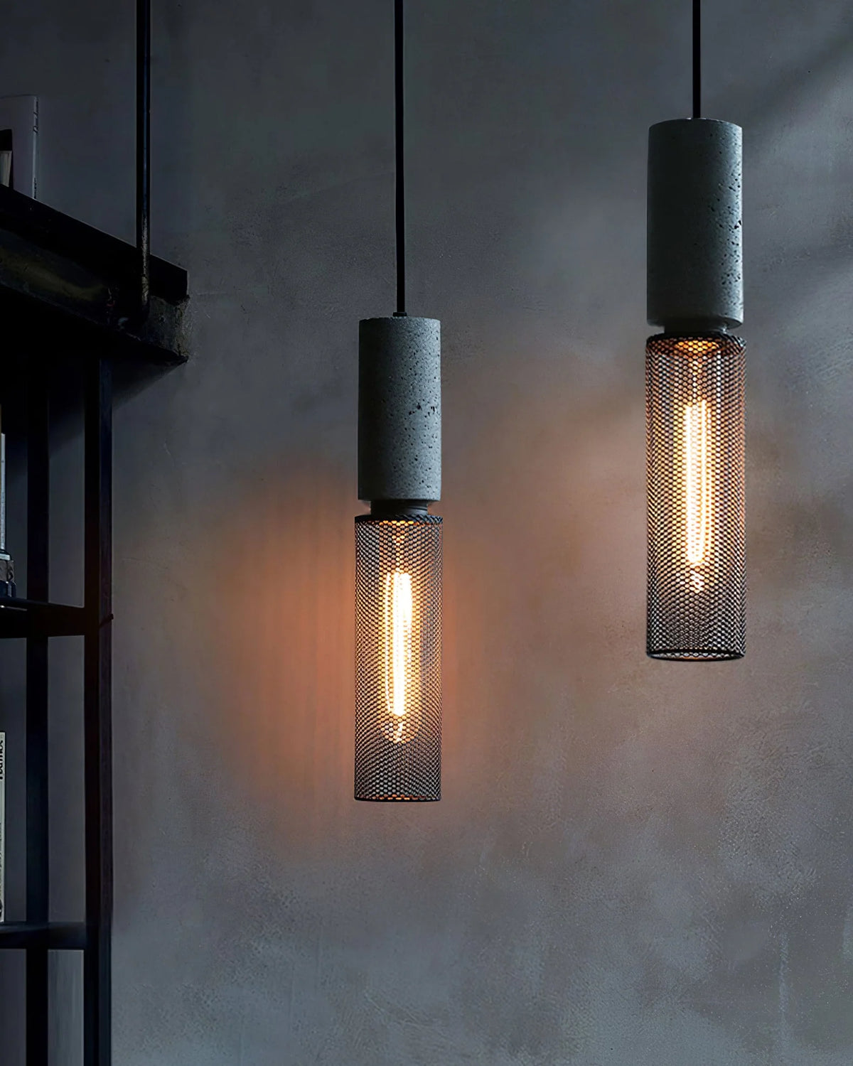 Urban Concrete Pendant Light | Industrial LED Hanging Lamp 5