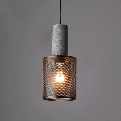 Urban Concrete Pendant Light | Industrial LED Hanging Lamp 9