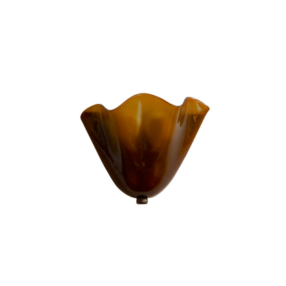 VeraShell | Elegant Retro Colored Glass Wall Sconce Light Fixture 2