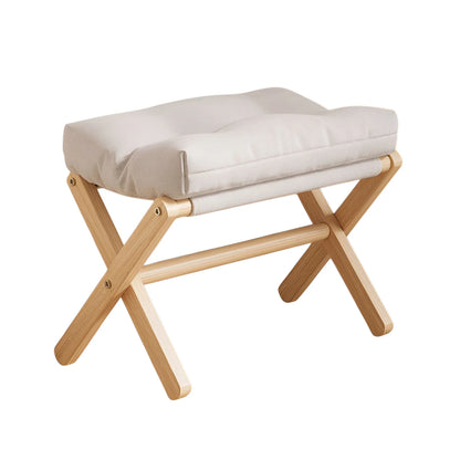 Versatile Wooden Footstool Ottoman with Storage Compartment | Compact Design for Comfort and Organization 11