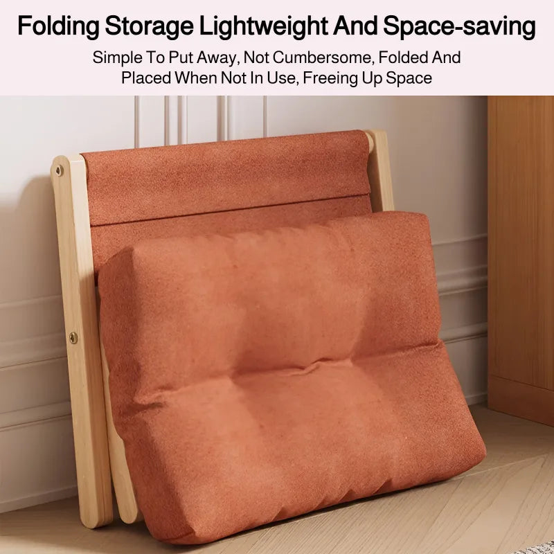Versatile Wooden Footstool Ottoman with Storage Compartment | Compact Design for Comfort and Organization 4