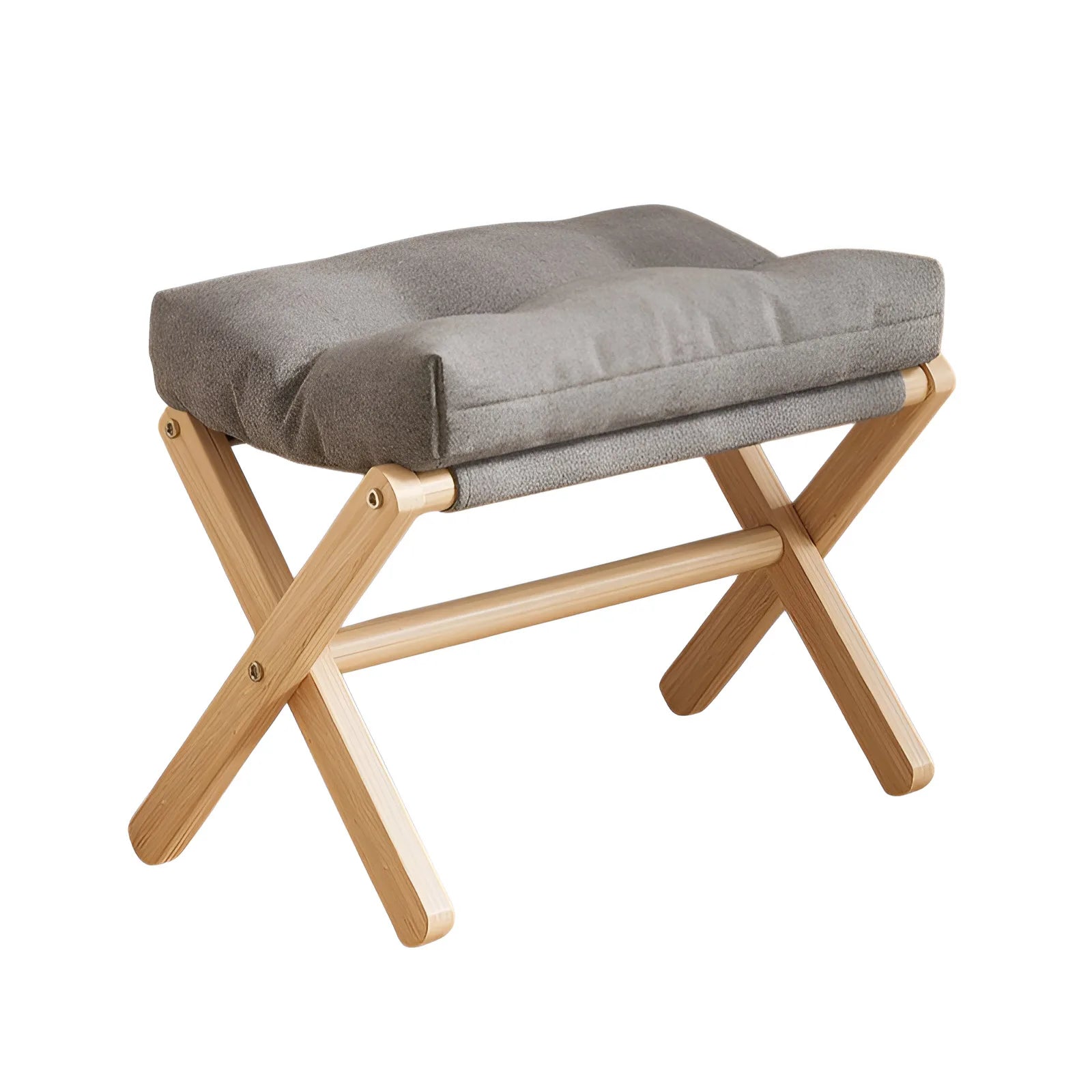 Versatile Wooden Footstool Ottoman with Storage Compartment | Compact Design for Comfort and Organization 7
