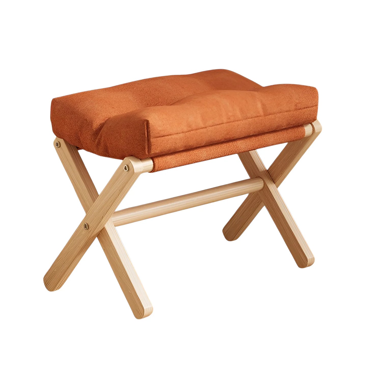 Versatile Wooden Footstool Ottoman with Storage Compartment | Compact Design for Comfort and Organization 8
