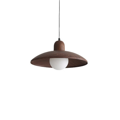WabiSabiLight | Elegant Minimalist Walnut Pendant Lighting Fixture 0
