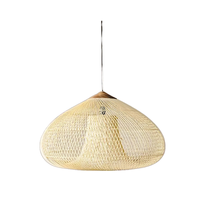 WisteriaGlow | Elegant Handwoven Rattan Pendant Light Fixture for Kitchen 0
