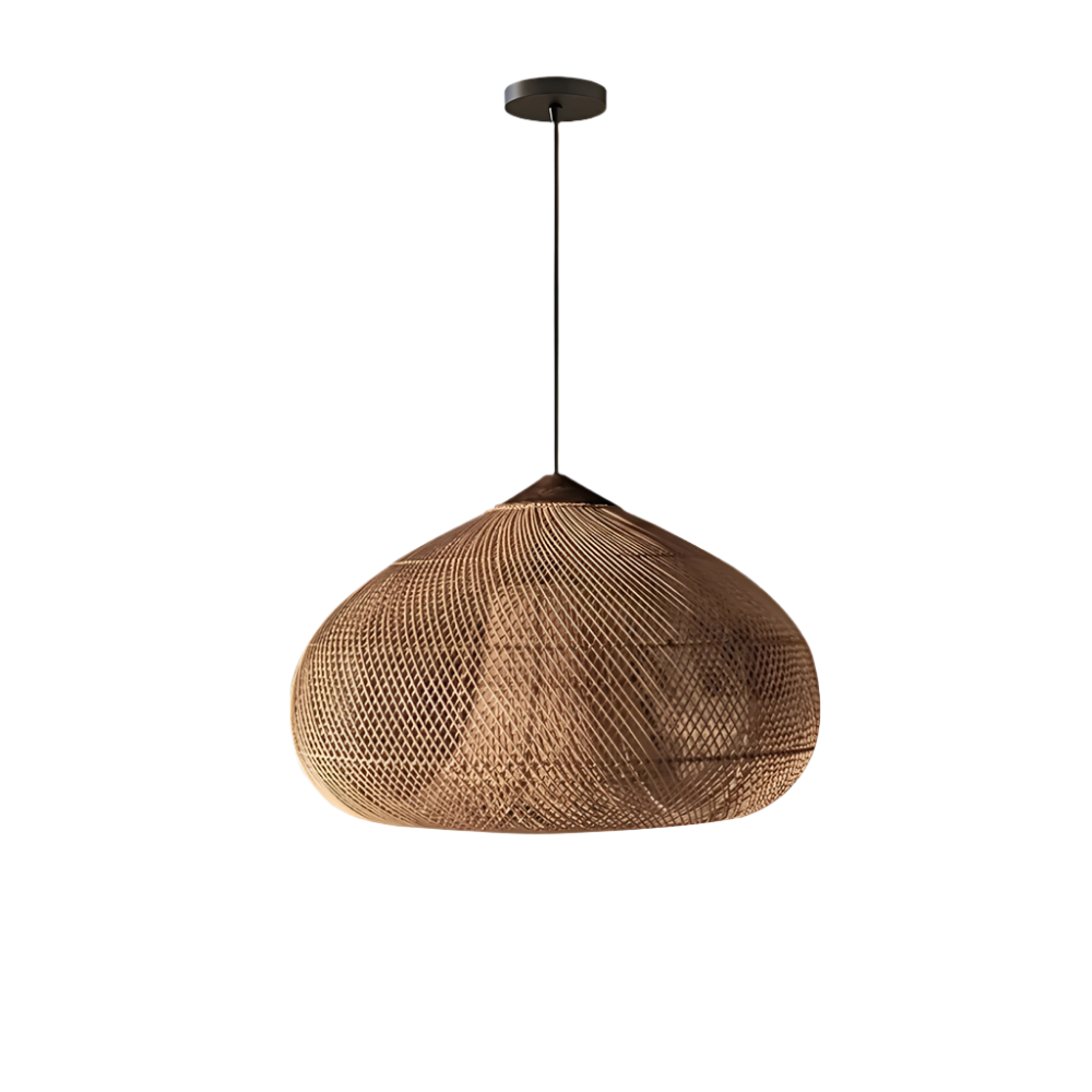 WisteriaGlow | Elegant Handwoven Rattan Pendant Light Fixture for Kitchen 2