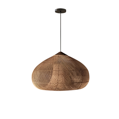 WisteriaGlow | Elegant Handwoven Rattan Pendant Light Fixture for Kitchen 2