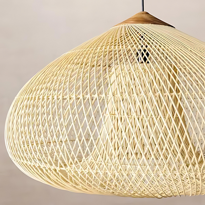 WisteriaGlow | Elegant Handwoven Rattan Pendant Light Fixture for Kitchen 3