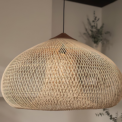 WisteriaGlow | Elegant Handwoven Rattan Pendant Light Fixture for Kitchen 7